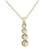 Image 1 : Natural 0.20 CTW Diamond & Pendant 14K Yellow Gold - REF-31M5F