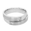 Image 1 : Natural 0.13 CTW Diamond Ring 14K White Gold - REF-72M2F
