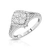 Image 1 : Natural 0.94 CTW Diamond Ring 14K White Gold - REF-144R9K