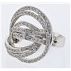 Image 1 : Natural 1.14 CTW Diamond Ring 18K White Gold - REF-208Y8N
