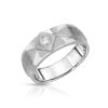 Image 1 : Natural 0.10 CTW Diamond Ring 14K White Gold - REF-80M3F