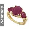 Image 1 : USGL Certified 2.00 ct Burma Ruby & Diamond Ring 14kt