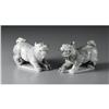 Image 1 : PAIR OF CHINESE CARVED JADE/HARDSTONE FIGURES