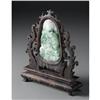 Image 1 : CHINESE CARVED JADE/HARDSTONE FIGURE