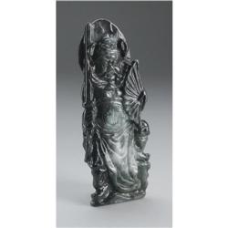 CHINESE CARVED JADE HARDSTONE PLAQUE