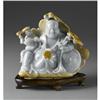 Image 1 : CHINESE CARVED JADE/HARDSTONE FIGURE