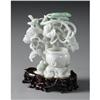 Image 1 : CHINESE CARVED JADE/HARDSTONE GROUP