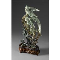 CHINESE CARVED JADE/HARDSTONE GROUP