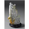 Image 1 : CHINESE CARVED JADE/HARDSTONE BAMBOO GROUP