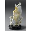 Image 2 : CHINESE CARVED JADE/HARDSTONE BAMBOO GROUP