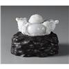 Image 1 : CHINESE CARVED JADE/HARDSTONE VESSEL