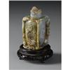 Image 1 : CHINESE CARVED JADE/HARDSTONE VESSEL