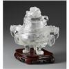 Image 2 : CHINESE CARVED PROBABLY ROCK CRYSTAL TRIPOD KORO