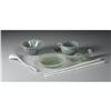 Image 2 : CHINESE CARVED JADE/HARDSTONE SERVING PIECES