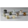 Image 1 : CHINESE CARVED JADE/HARDSTONE ARCHER'S RINGS