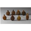 Image 2 : SET OF CHINESE CARVED AMBERINE SNUFF BOTTLES