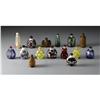 Image 1 : SET OF FIFTEEN CHINESE CARVED SNUFF BOTTLES