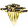 Image 2 : SAPPHIRE DIAMOND GOLD RING