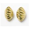 Image 1 : 18KT GOLD DOMED CLIP EARRINGS