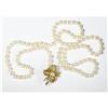 Image 1 : CULTURED PEARL 14K GOLD ADJUSTABLE NECKLACE