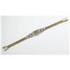Image 1 : SWISS LADY'S DIAMOND PLATINUM GOLD WRISTWATCH