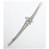 Image 2 : LADY'S DIAMOND WHITE GOLD BRACELET WRISTWATCH