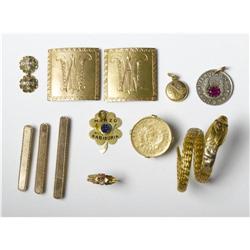 MISCELLANEOUS DIAMOND GOLD JEWELRY