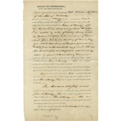 Republic of Texas, Military Service Land Trans.