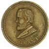 Image 1 : Small High Relief Grant and Colfax Shell Medal