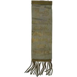 Republican National Convention Ribbon 1892