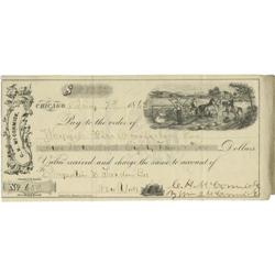 Cyrus McCormick, Lot of Three Checks, Signed