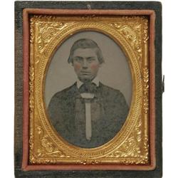 Cased 19th Century Ambrotype of a Young Man