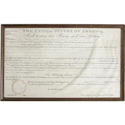Land Patent for Oakland County, Michigan Territo