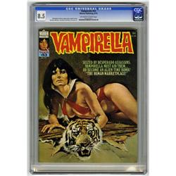 Vampirella #53 (Warren, 1976) CGC VF+ 8.5 Off-white to