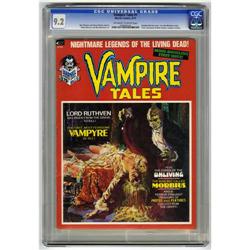 Vampire Tales #1 (Marvel, 1973) CGC NM- 9.2 Off-white t