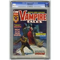 Vampire Tales #4 (Marvel, 1974) CGC NM- 9.2 Off-white t