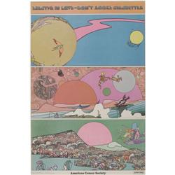 Peter Max - American Cancer Poster.
