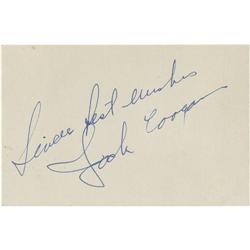 Jack Coogan Autograph