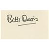 Image 1 : Bette Davis Autograph