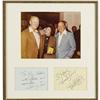 Image 1 : Signed Display of Gerald Ford and Bob Hope. A ma