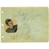 Image 2 : Leo Gorcey Autograph. An autograph album page si