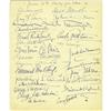 Image 1 : Clifton Webb Guest Book Page w/Celeb Autographs