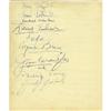 Image 2 : Clifton Webb Guest Book Page w/Celeb Autographs
