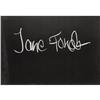 Image 1 : Jane Fonda Signed "What's My Line?" Card. A 26"