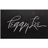 Image 1 : Peggy Lee Signed "What's My Line?" Card. A 26" x