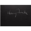 Image 1 : Henry Fonda Signed "What's My Line?" Card. A 26"