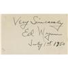 Image 1 : Ed Wynn Autograph