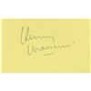 Image 1 : Henry Mancini Autograph