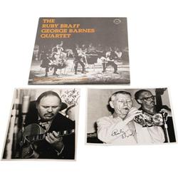 Ruby Braff and George Barnes Signed Record and P