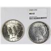 Image 1 : PEACE SILVER DOLLARS